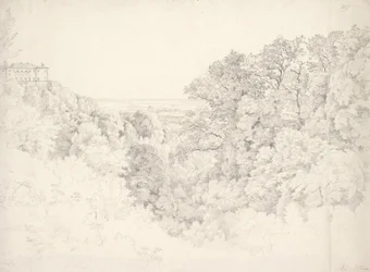 Veduta da Ariccia vicino ad Albano